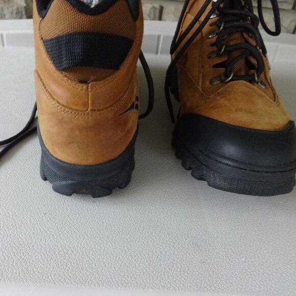 Reebok men's size 13, hiking boots, leather upper, lace up, rubber bottoms, VGC - Picture 5 of 15